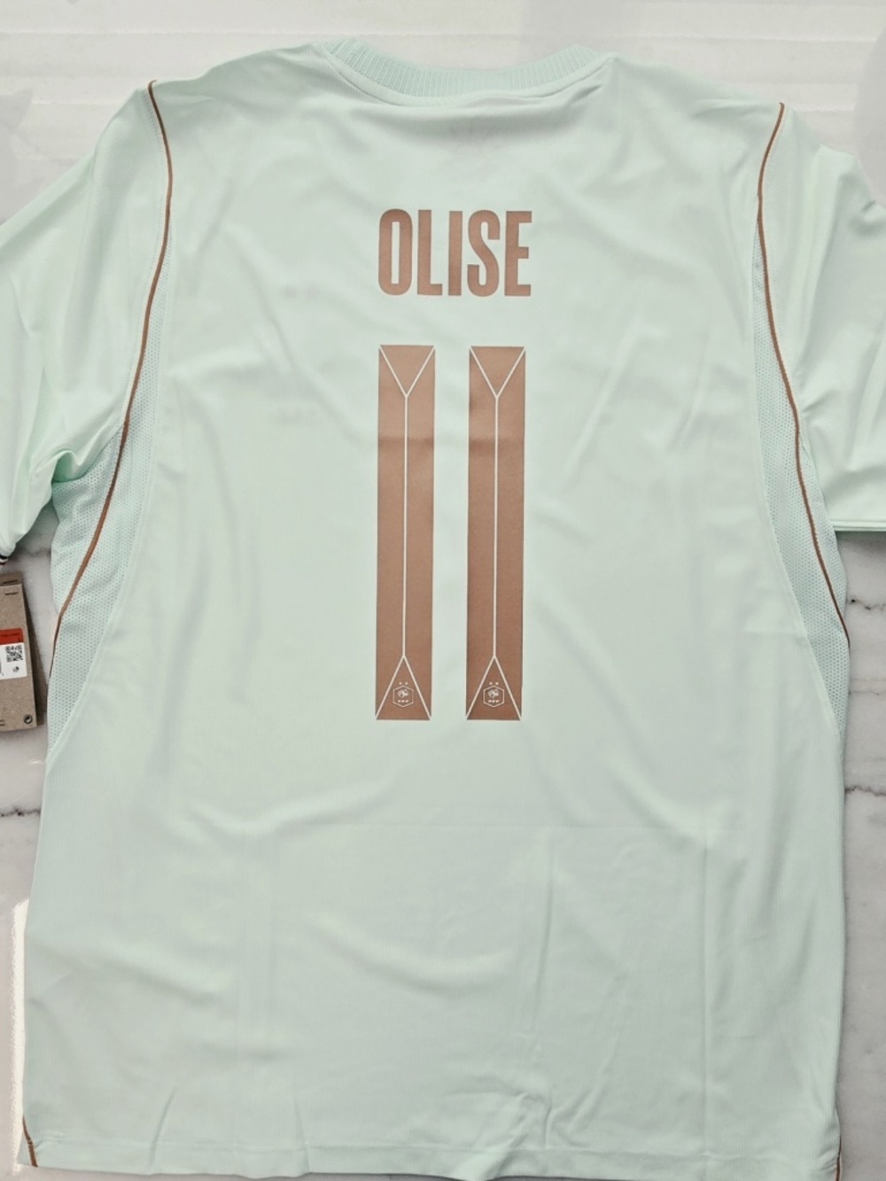 2026 Nike FRANCE FFF #11 OLISE Stadium Away Dri-FIT Soccer Jersey IB5367-394
